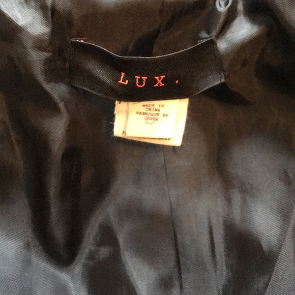 Lux Women's One Button Lux Blazer - Picture 8 of 8